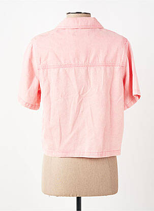 Chemisier manches courtes manches courtes rose MKT STUDIO femme