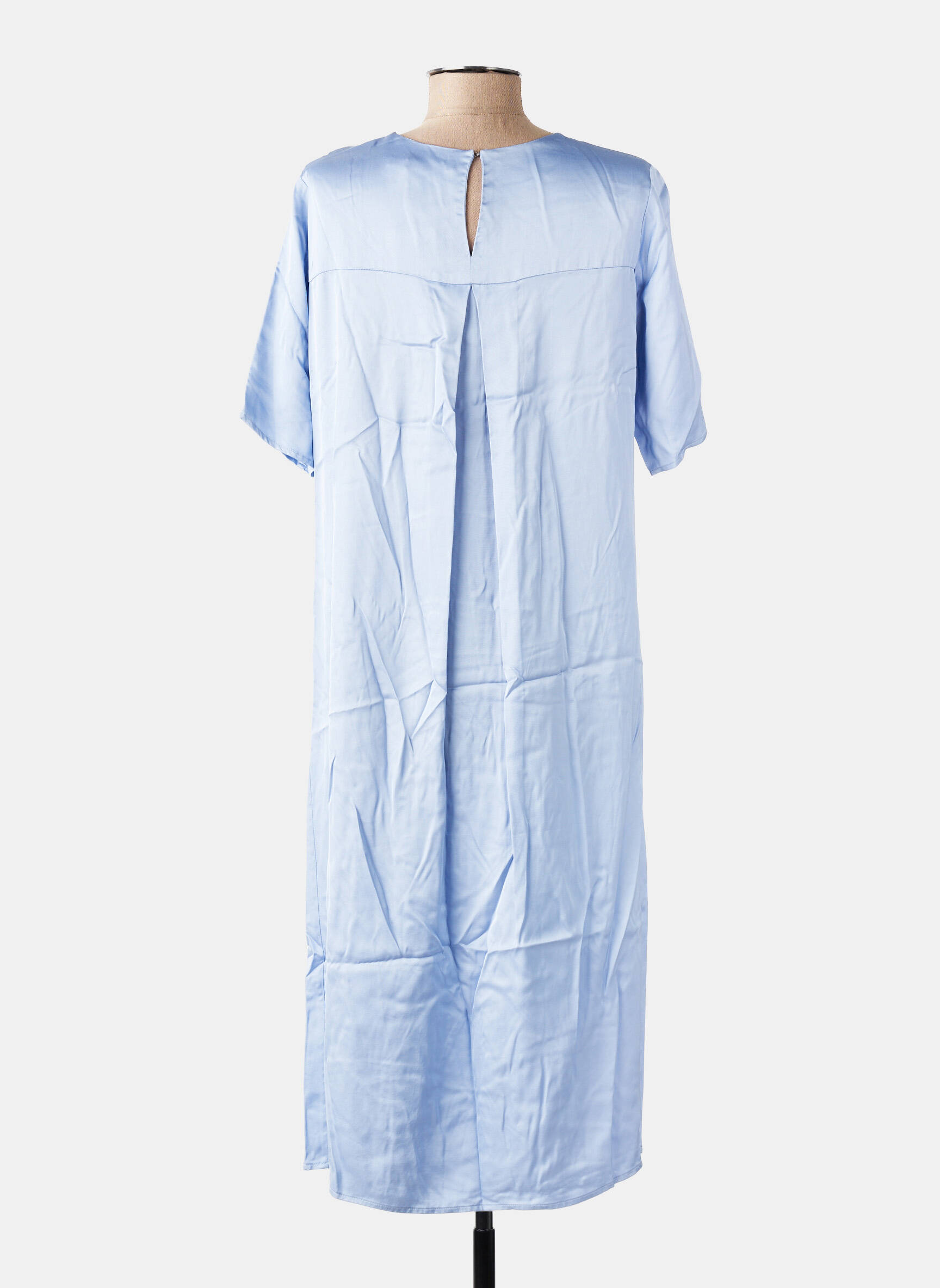 Robe longue manches courtes manches courtes violet SAMSOE & SAMSOE femme