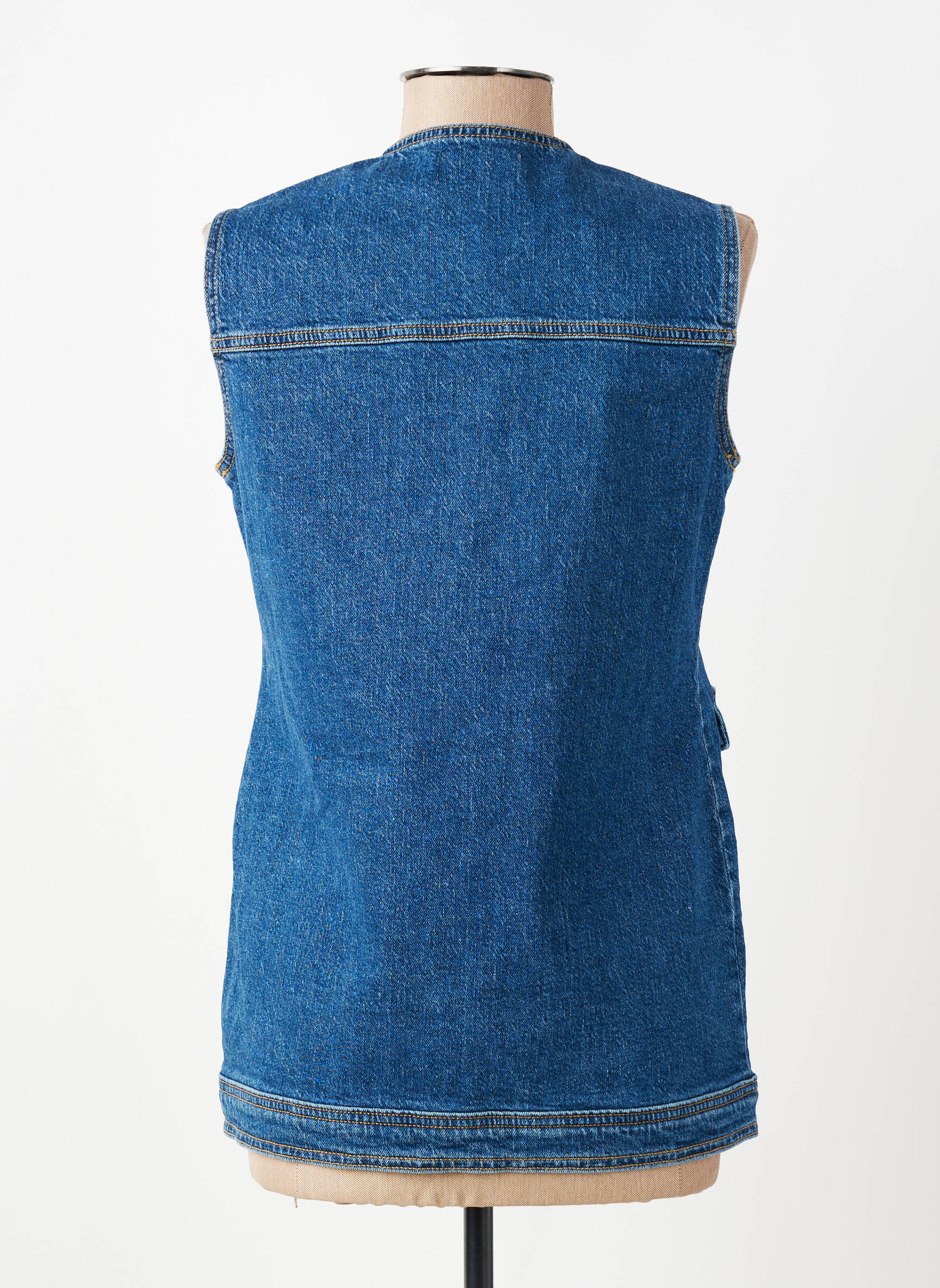 Veste casual col rond bleu SELECTED femme
