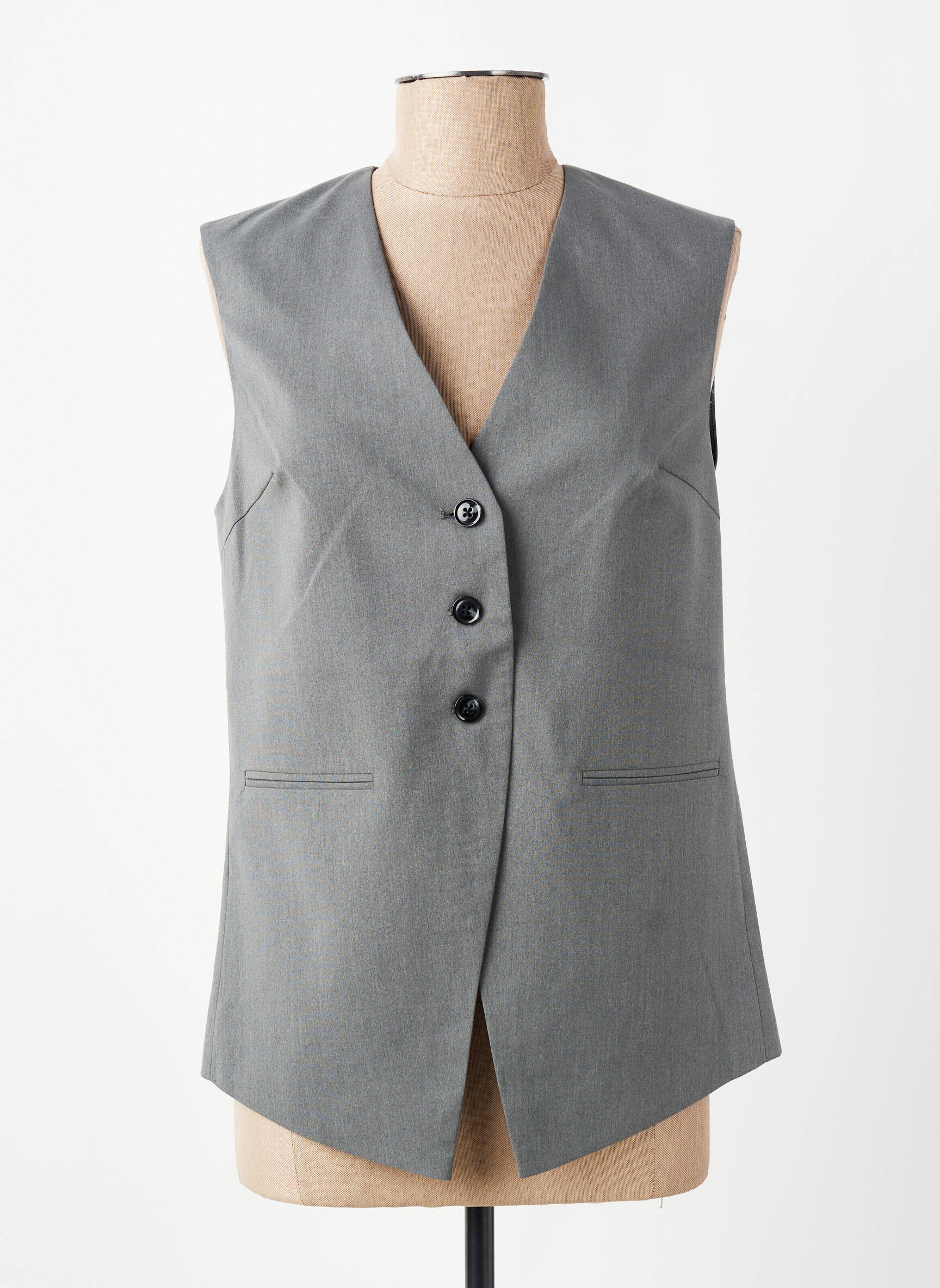 Veste casual fermeture boutonnée sur le devant gris SAMSOE & SAMSOE femme