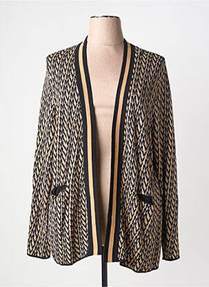 Gilet manches longues manches longues noir ULLA POPKEN femme