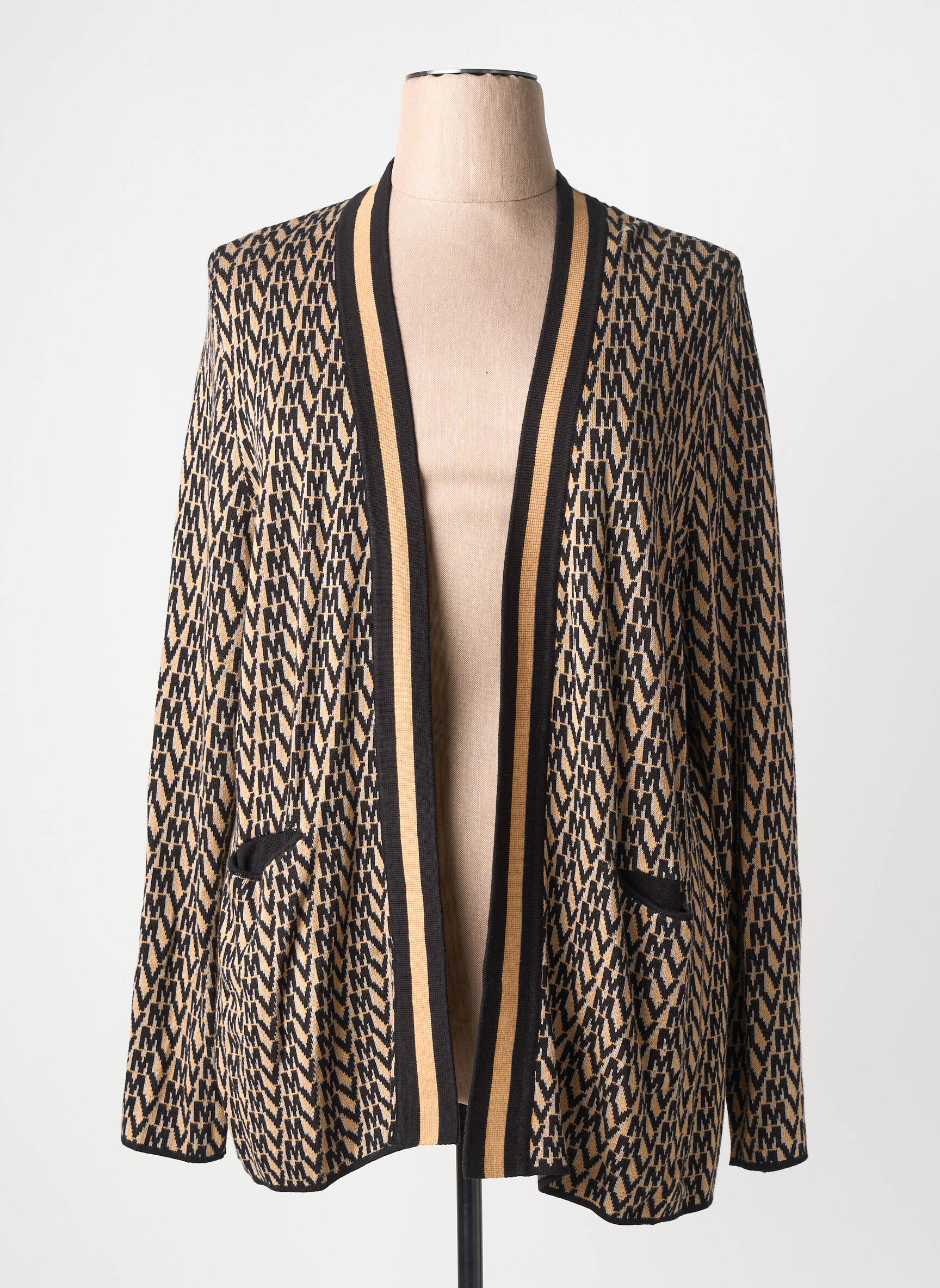 Gilet manches longues manches longues noir ULLA POPKEN femme