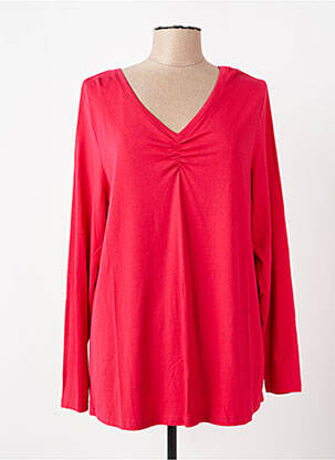 T-shirt manches longues manches longues rouge CISO femme