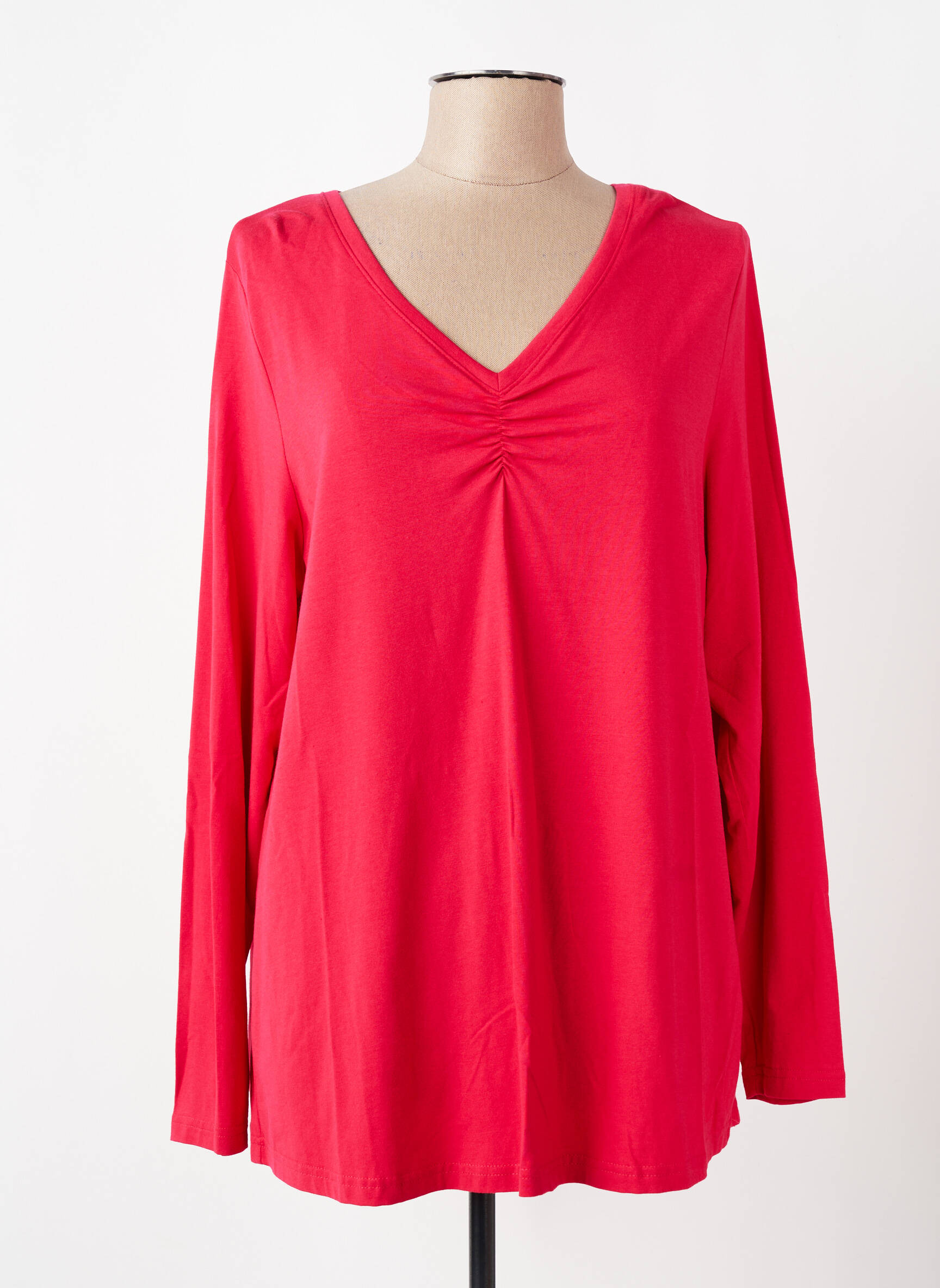 T-shirt manches longues manches longues rouge CISO femme