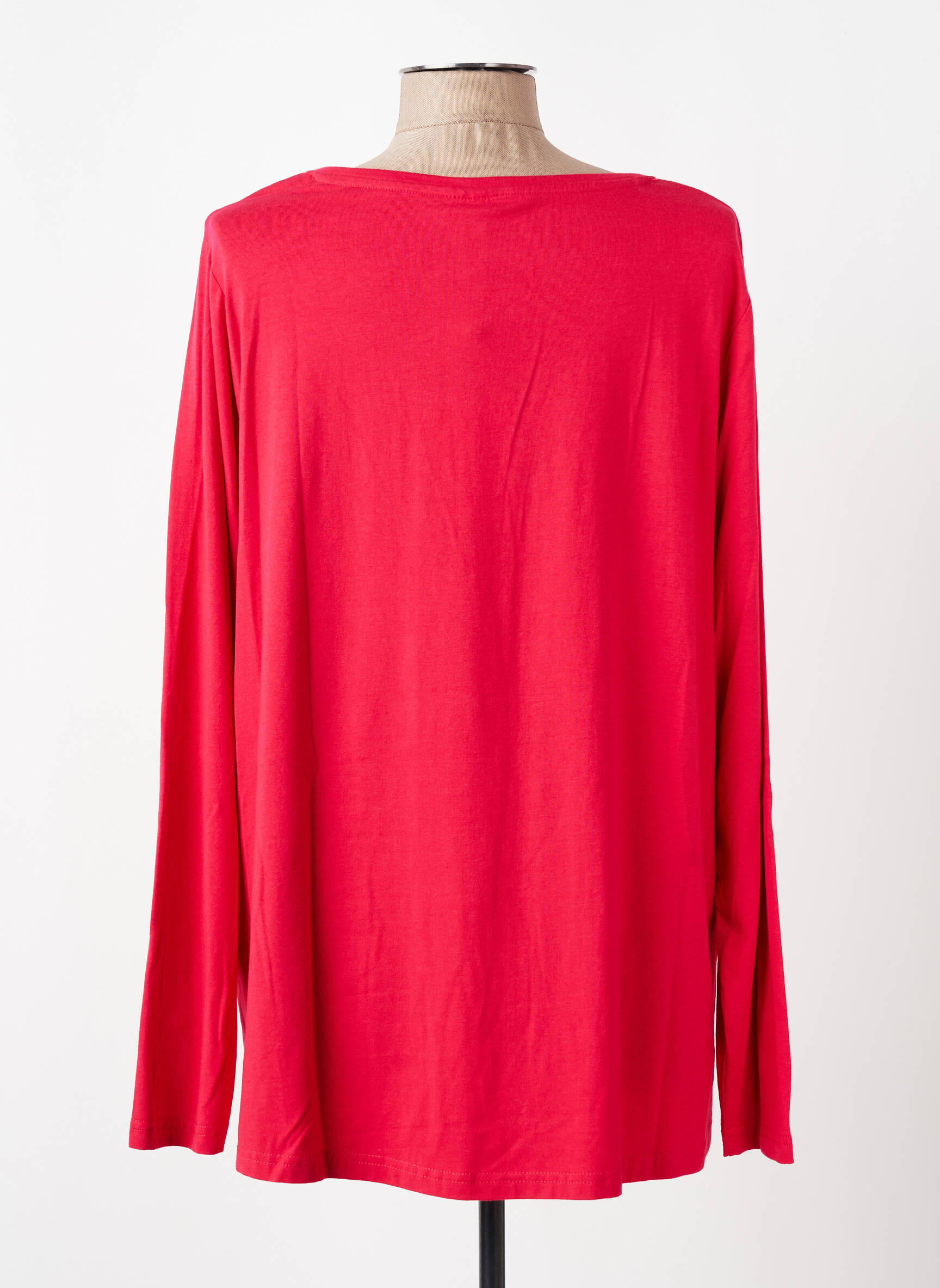 T-shirt manches longues manches longues rouge CISO femme
