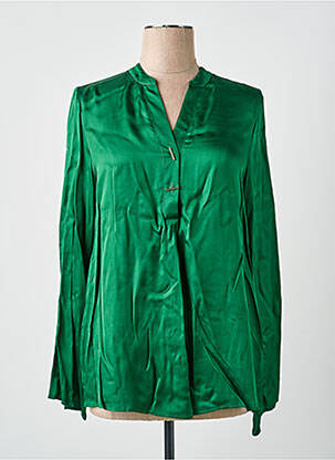Blouse manches longues manches longues vert KOCCA femme