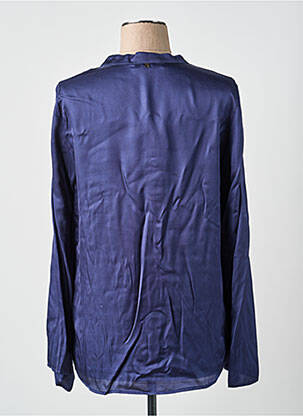 Blouse manches longues manches longues bleu KOCCA femme