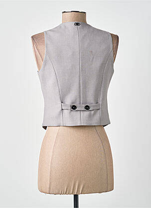 Gilet sans manche coupe cintrée gris LIU JO femme