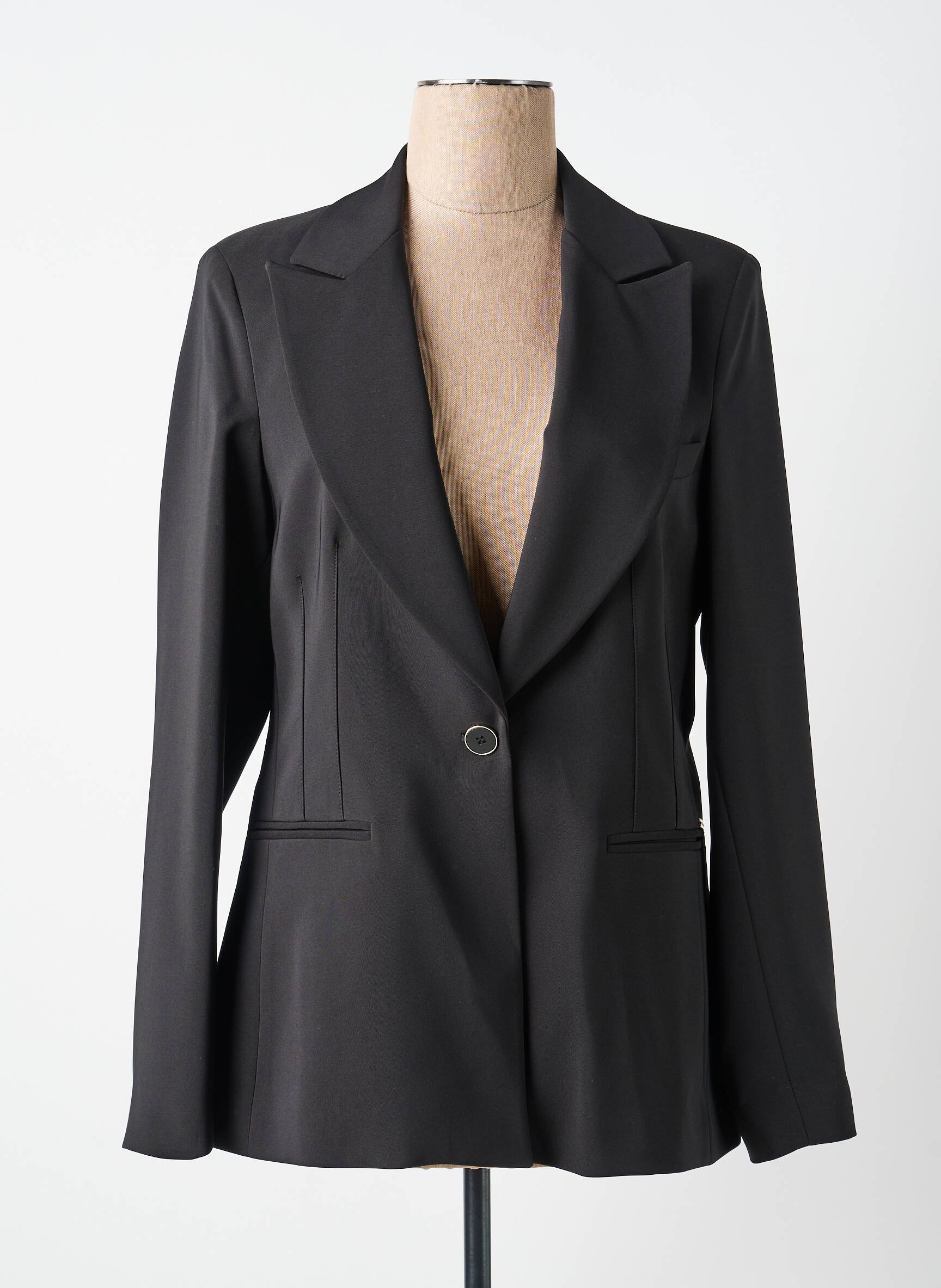 Blazer manches longues noir KOCCA femme