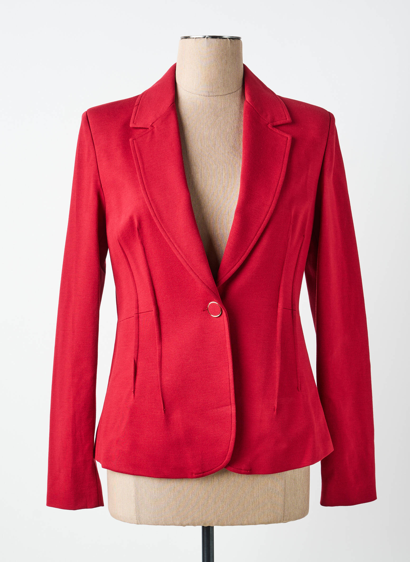 Blazer manches longues rouge KOCCA femme