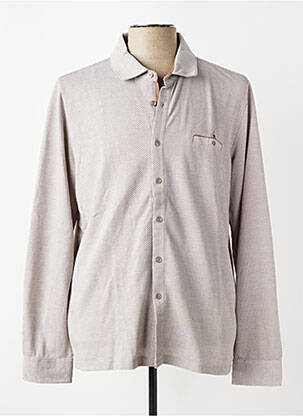 Chemise manches longues poches gris BENSON & CHERRY homme