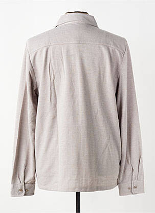 Chemise manches longues poches gris BENSON & CHERRY homme