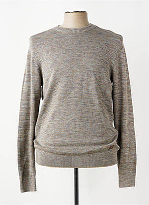 Pull stretch manches longues gris PETROL INDUSTRIES femme