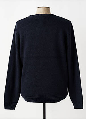 Pull col roulé stretch manches longues bleu BENSON & CHERRY homme