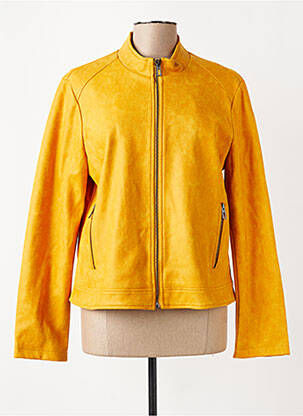 Veste casual col rond jaune DESIGUAL femme