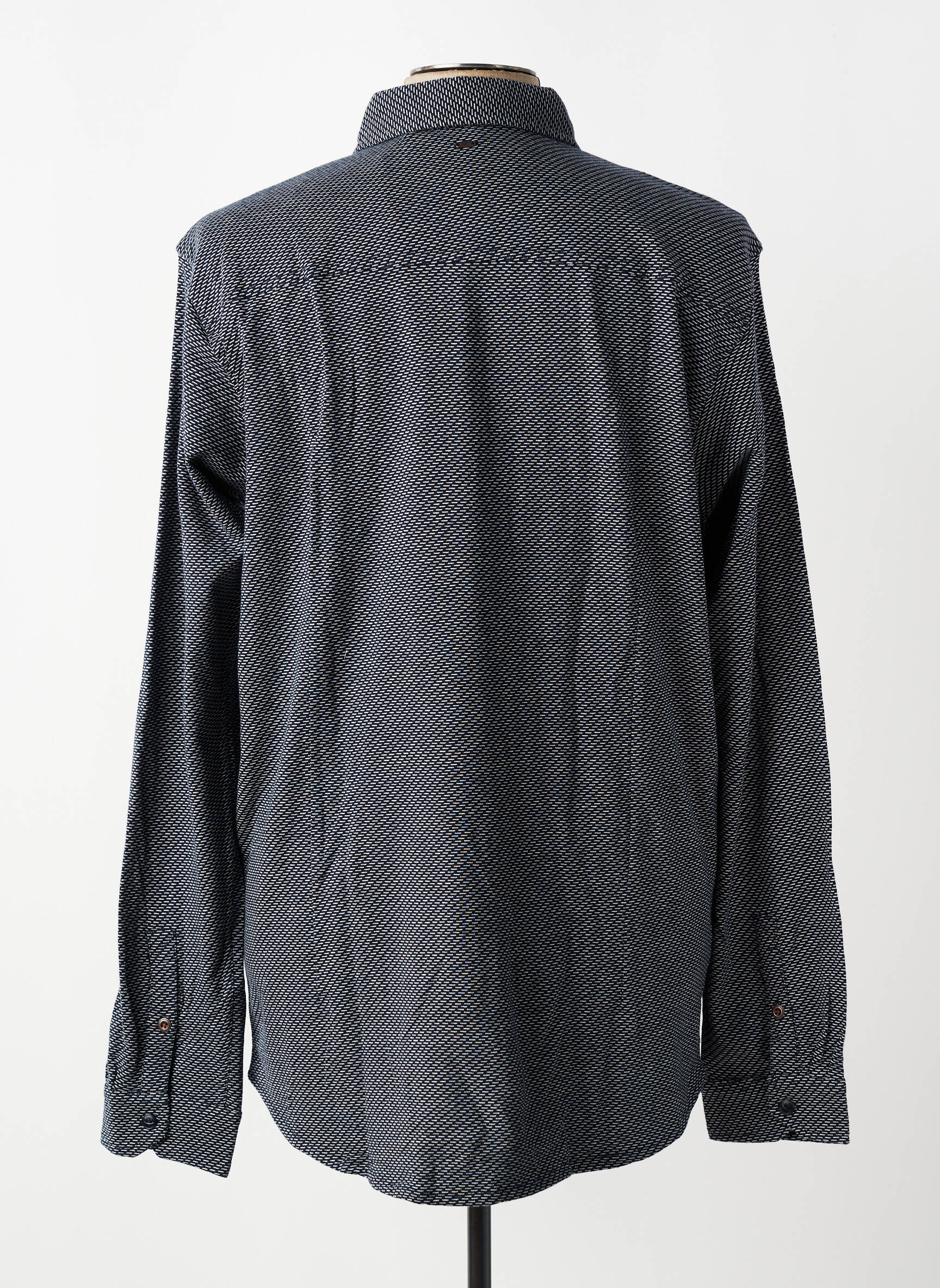 Chemise manches longues imprimé fantaisie bleu PETROL INDUSTRIES homme