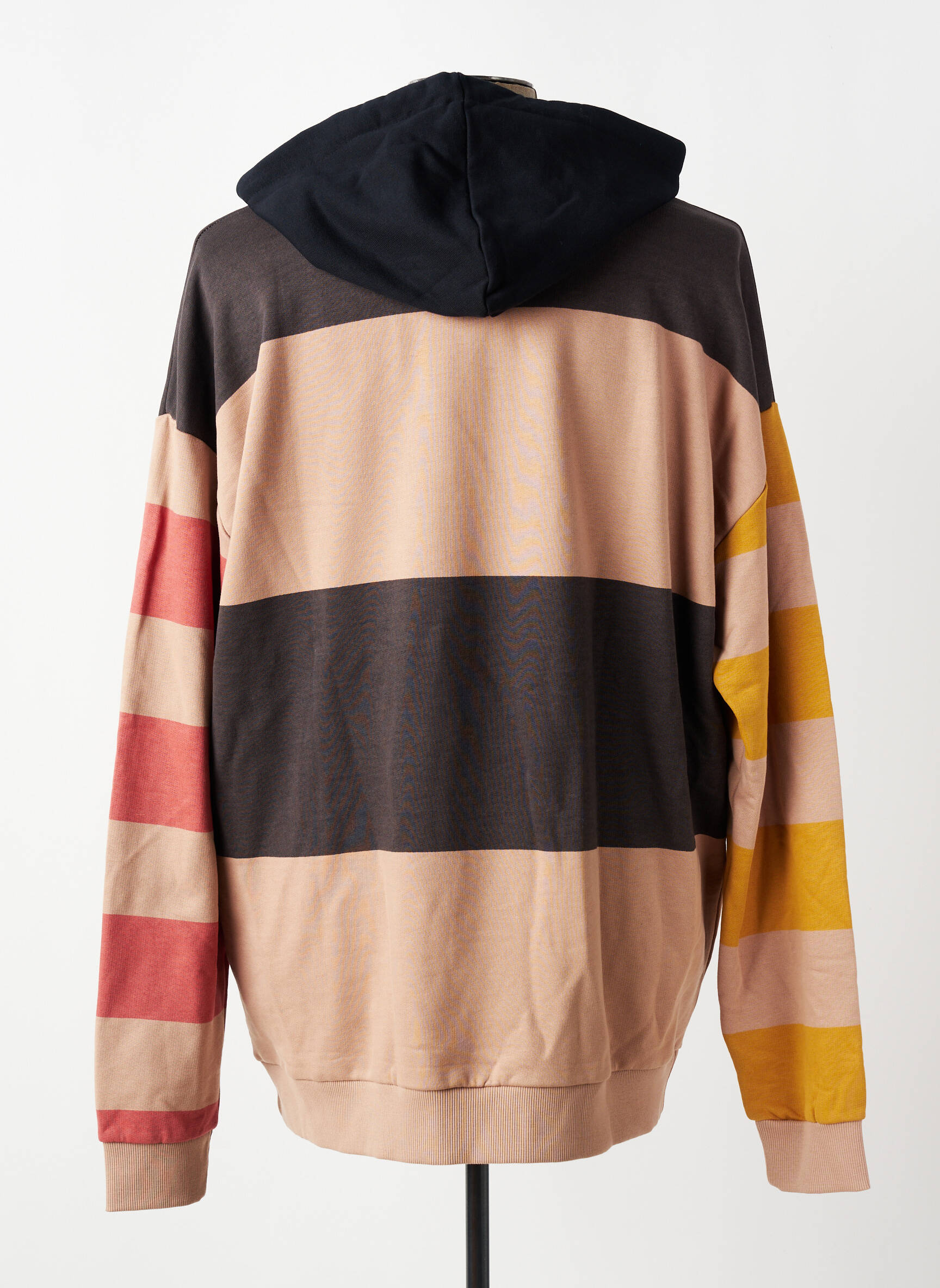 Sweat-shirt à capuche tissage jersey manches longues marron DESIGUAL homme