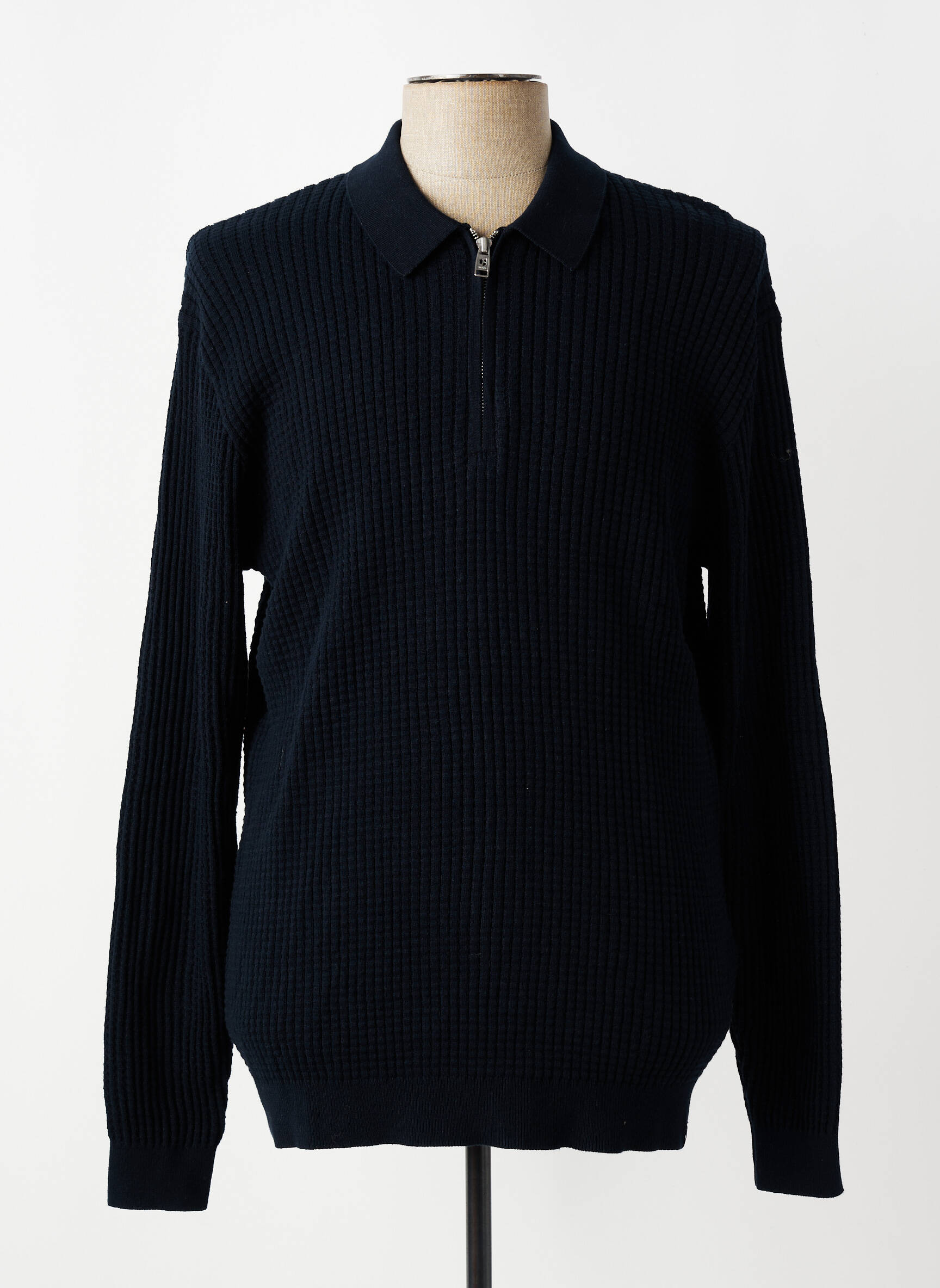 Pull stretch manches longues bleu GARCIA femme