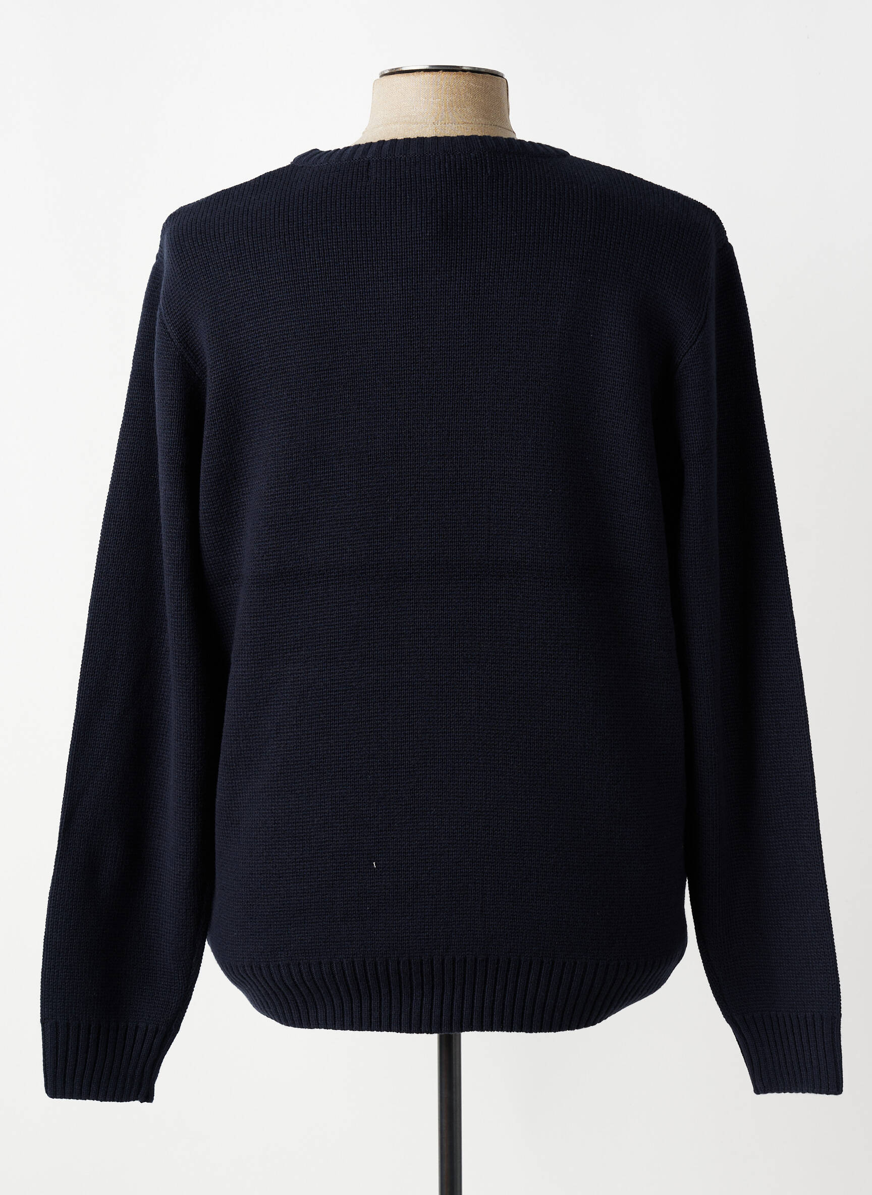 Pull col roulé stretch manches longues bleu BENSON & CHERRY homme