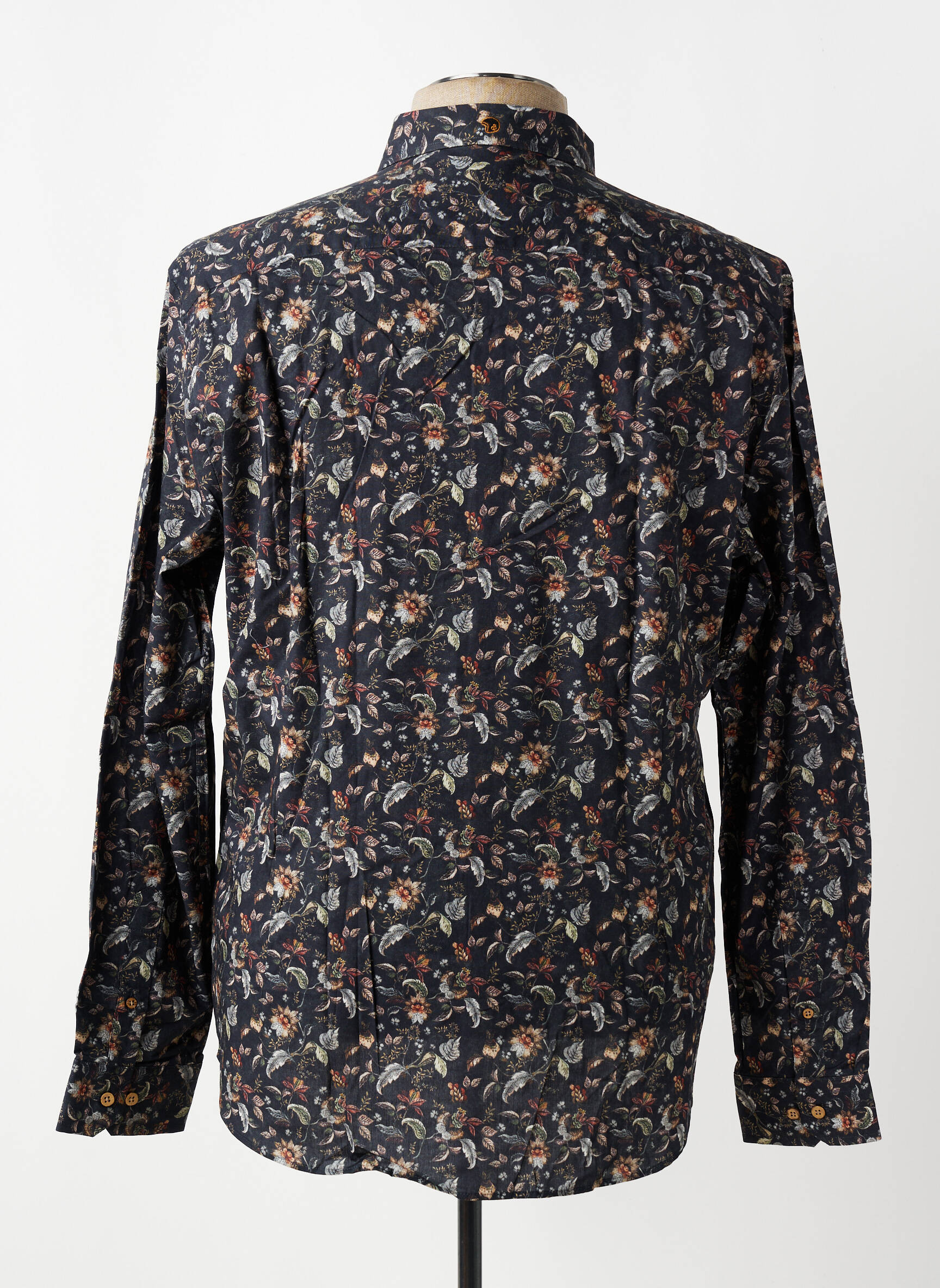 Chemise manches longues poches gris BENSON & CHERRY homme