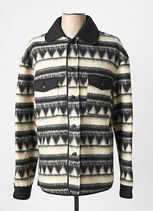 Veste casual fermeture boutonnée sur le devant gris IMPERIAL homme