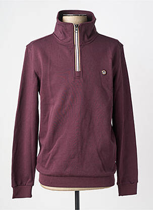 Sweat-shirt stretch manches longues violet BENSON & CHERRY homme