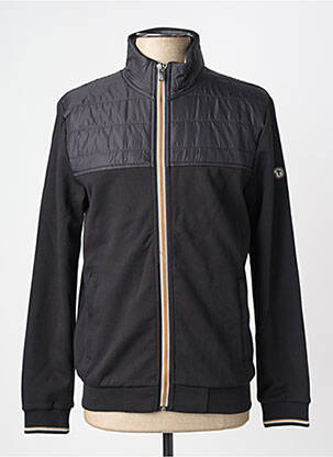 Veste casual resserrée sur le bas noir BENSON & CHERRY homme