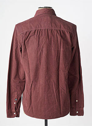 Chemise manches longues poches marron GARCIA homme