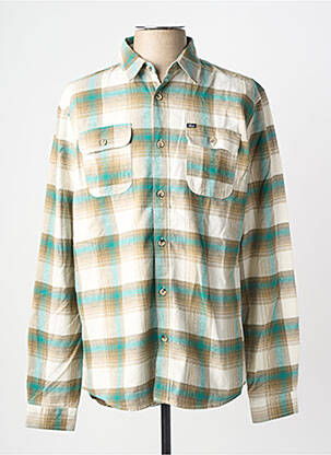 Chemise manches longues poches vert PETROL INDUSTRIES homme