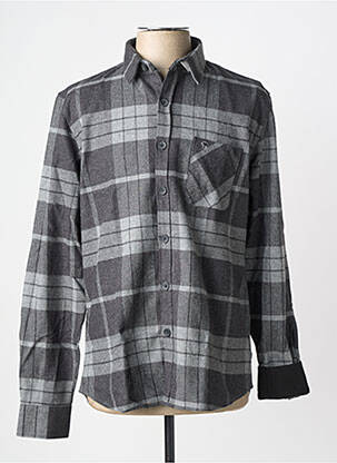 Chemise manches longues poches gris BENSON & CHERRY homme