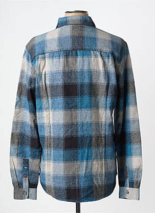 Chemise manches longues poches bleu PETROL INDUSTRIES homme