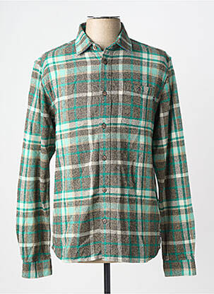 Chemise manches longues poches vert PETROL INDUSTRIES homme