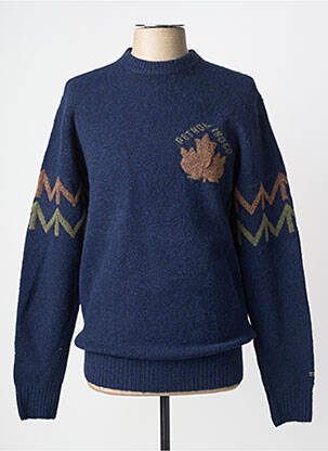 Pull stretch manches longues bleu PETROL INDUSTRIES homme