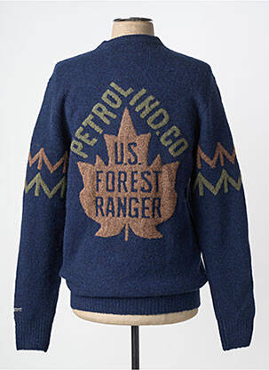 Pull stretch manches longues bleu PETROL INDUSTRIES homme