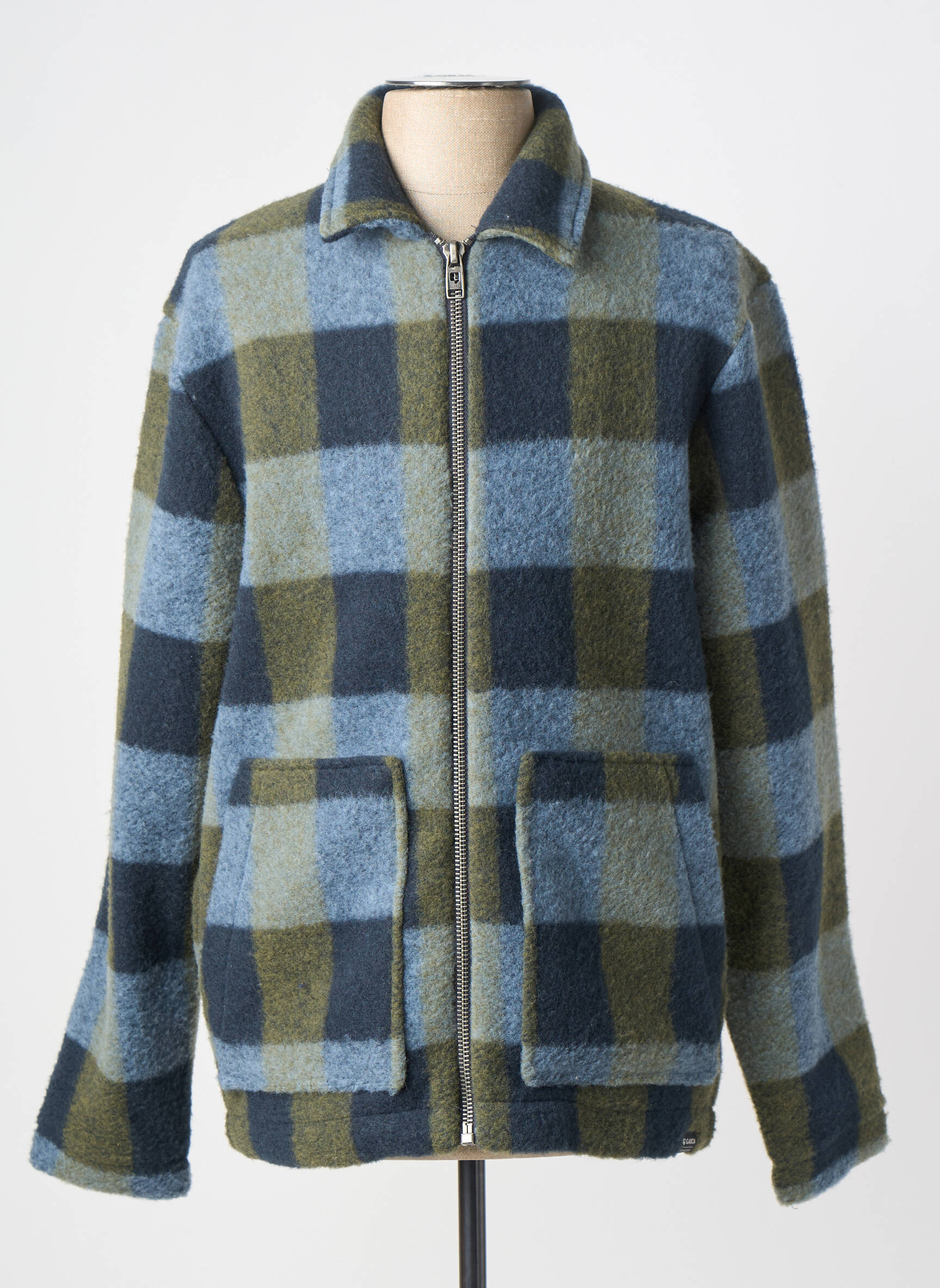 Veste casual coupe droite bleu GARCIA homme