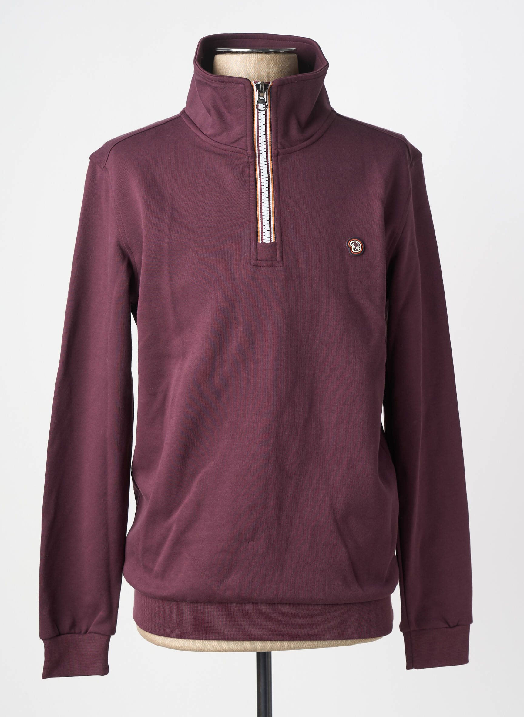 Sweat-shirt stretch manches longues violet BENSON & CHERRY homme