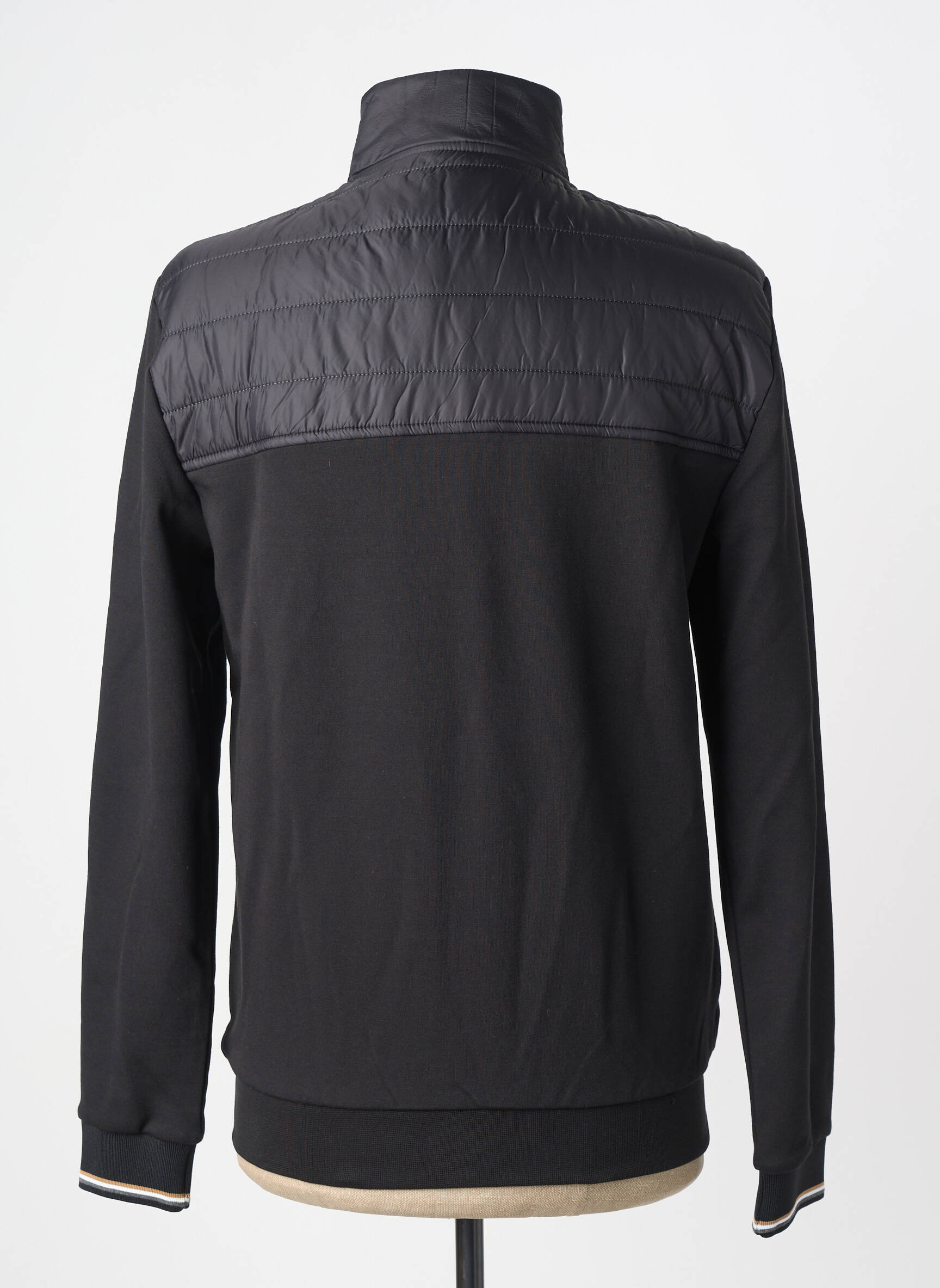 Veste casual resserrée sur le bas noir BENSON & CHERRY homme