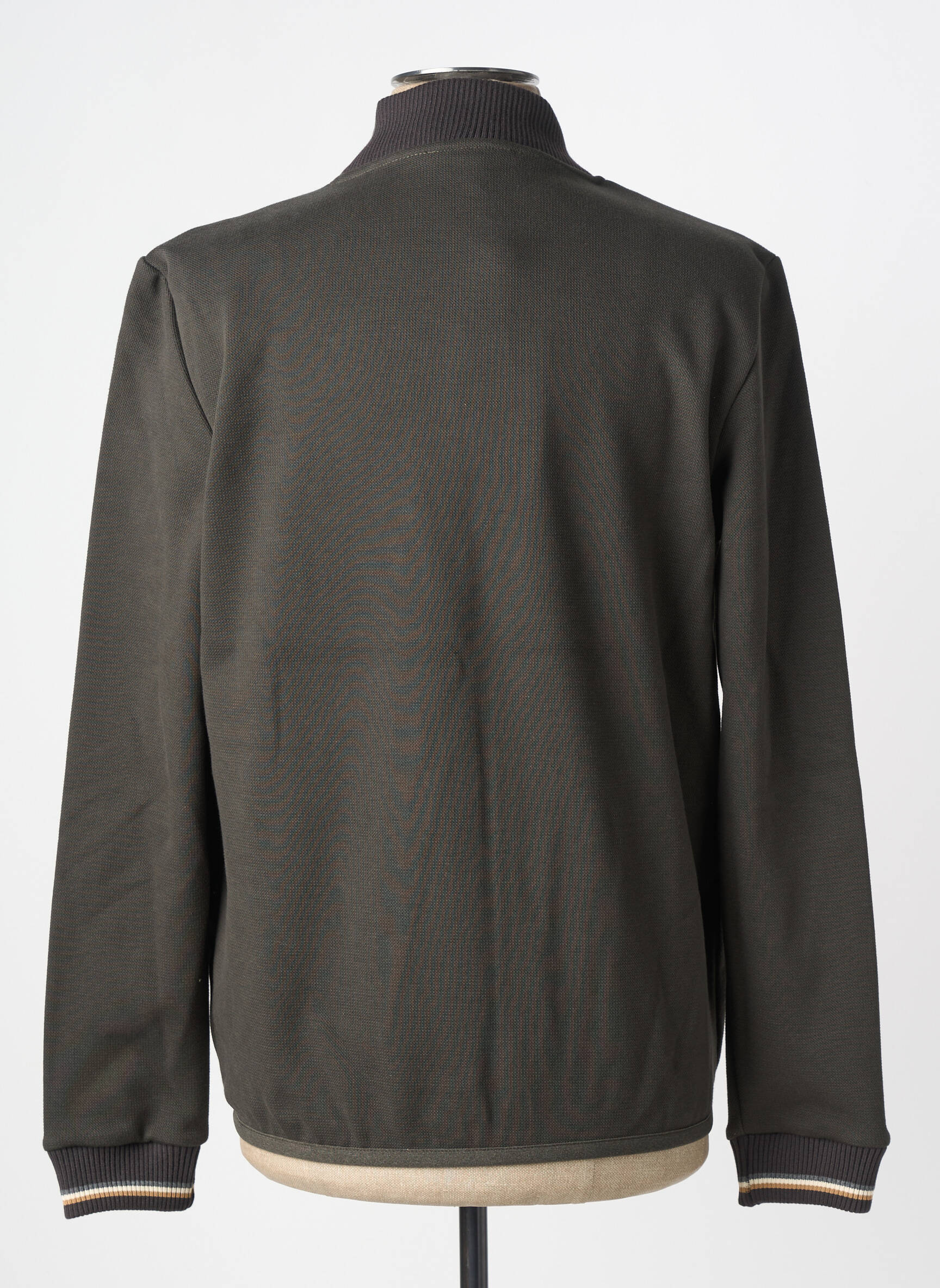 Veste casual resserrée sur le bas vert BENSON & CHERRY homme