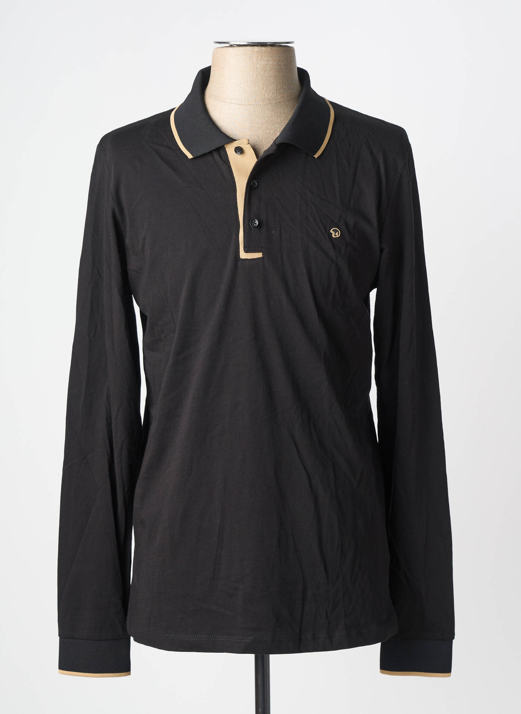 T-shirt stretch manches longues noir BENSON & CHERRY homme