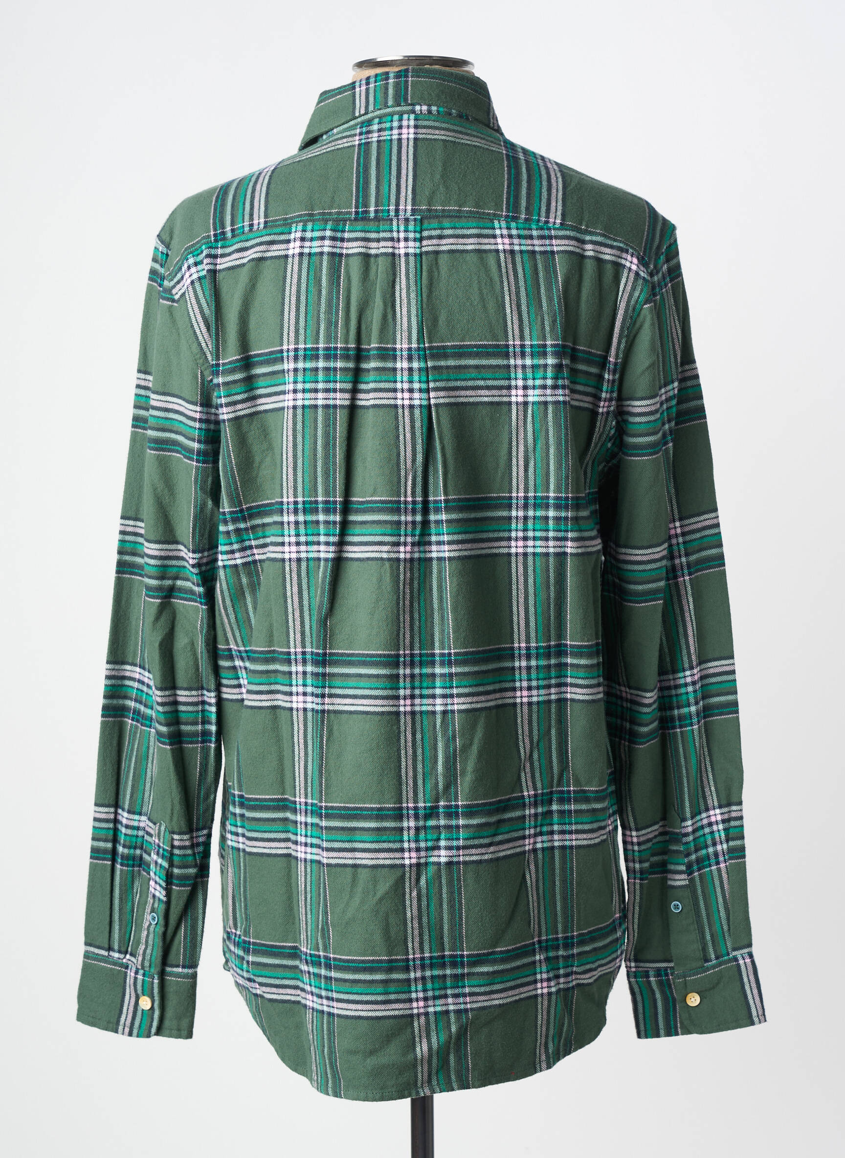 Chemise manches longues poches vert SCOTCH & SODA homme