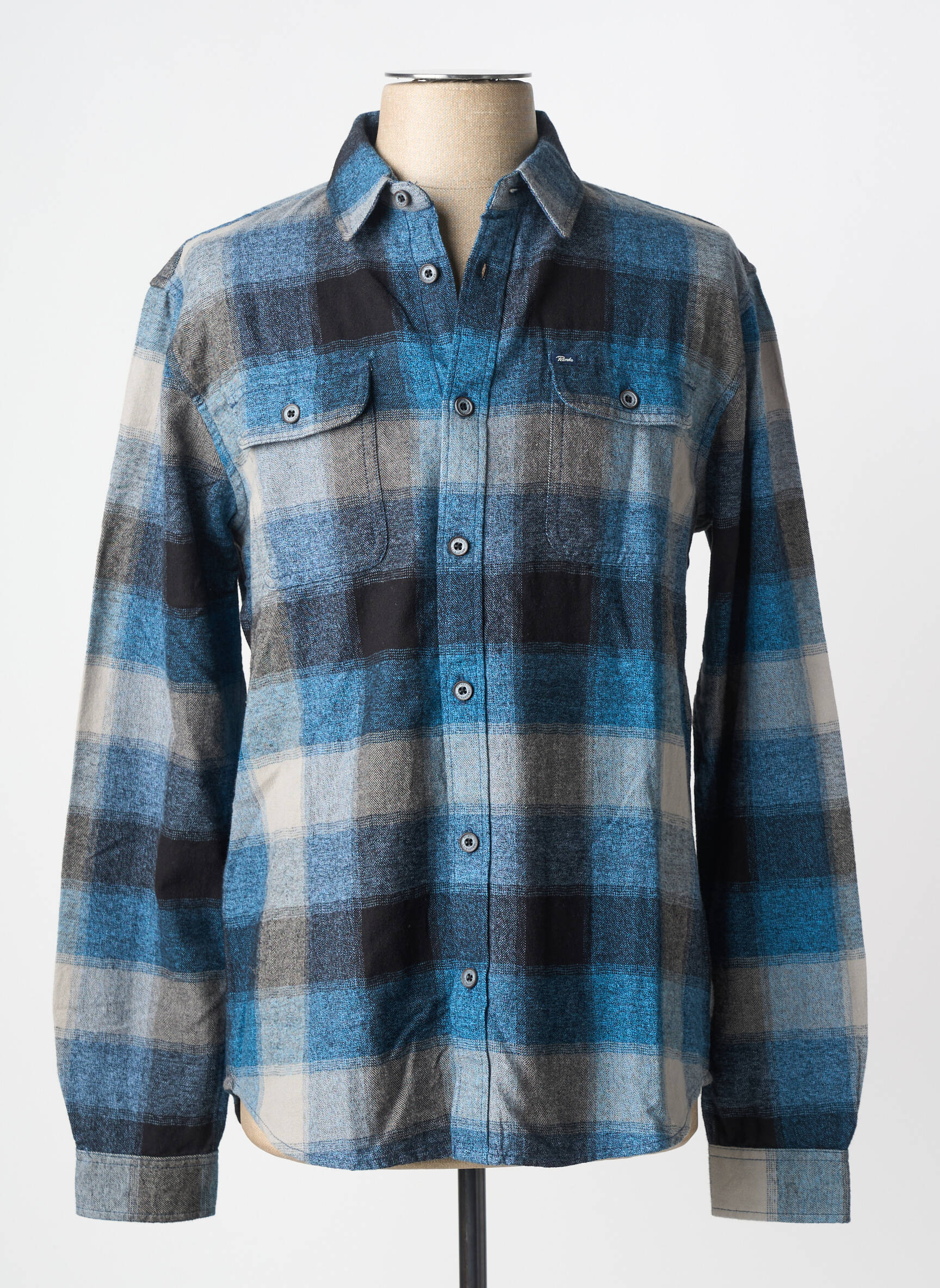 Chemise manches longues poches bleu PETROL INDUSTRIES homme