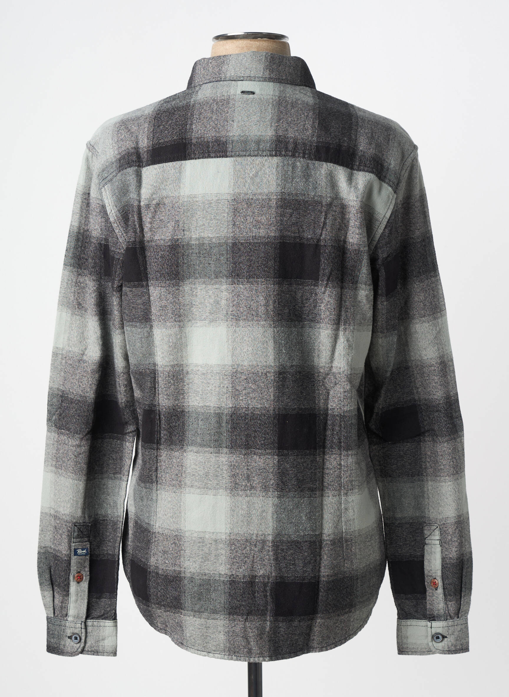 Chemise manches longues poches gris PETROL INDUSTRIES homme