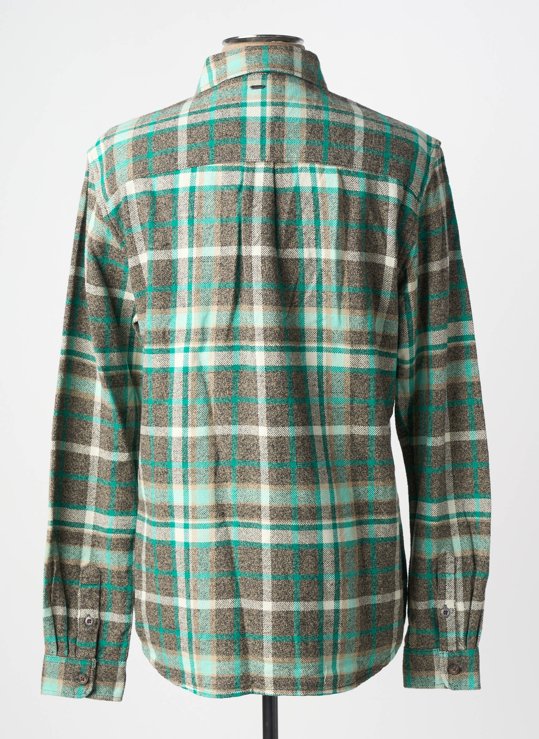 Chemise manches longues poches vert PETROL INDUSTRIES homme