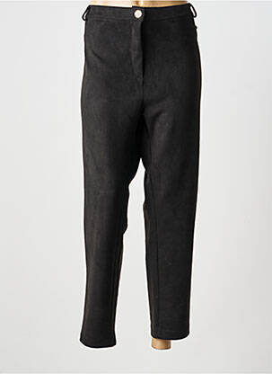Pantalon droit stretch taille normale noir OLIVER JUNG femme