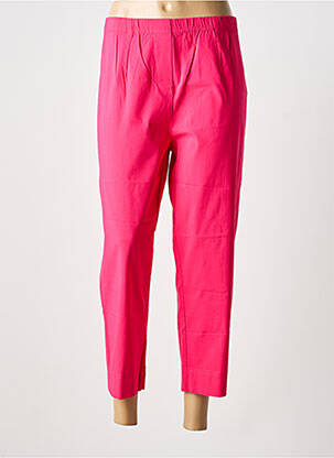 Pantalon droit stretch rose OLIVER JUNG femme