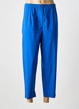 Pantalon droit stretch bleu OLIVER JUNG femme