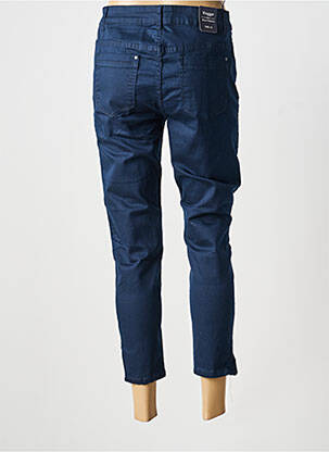 Pantalon 7/8 stretch taille normale bleu VOGGO femme