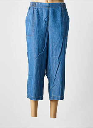 Pantacourt stretch taille normale bleu STARK femme