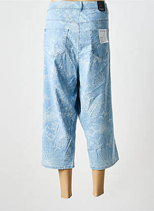 Pantacourt coupe droite taille normale bleu STARK femme