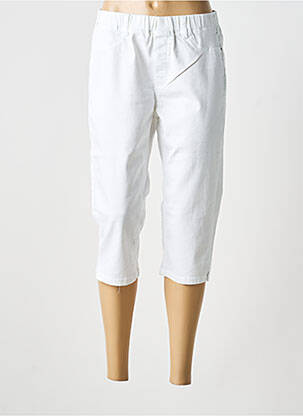 Pantacourt stretch blanc CISO femme